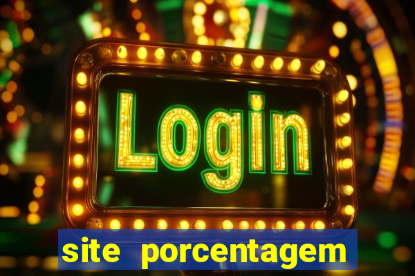 site porcentagem slots pg